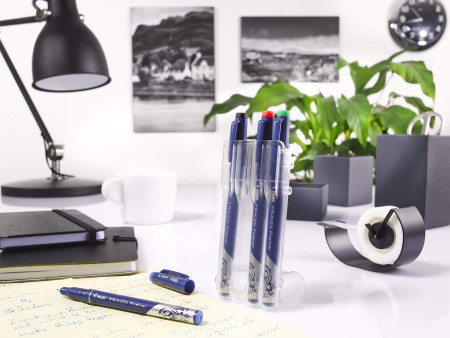 PILOT Stylo feutre Fineliner FRIXION EVOLUTIVE SET, étui 4
