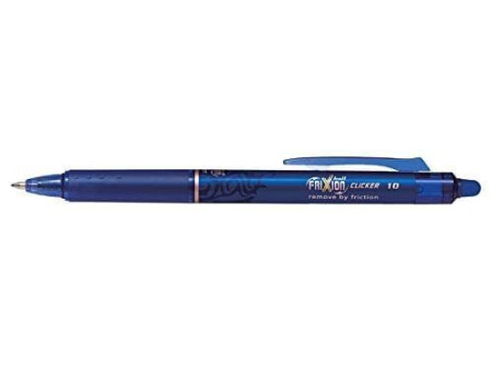 PILOT Stylo roller FRIXION BALL CLICKER 10, bleu