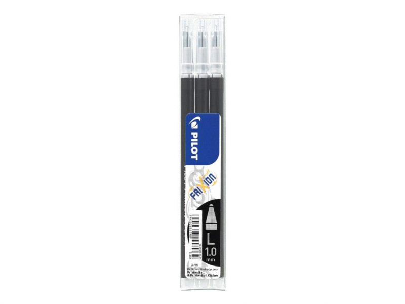 Pilot Recharge pour stylo roller FRIXION BALL 10, noir