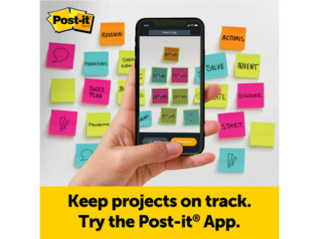 Post-it Meeting Chart Wall Pad, 508 x 584 mm, blanc