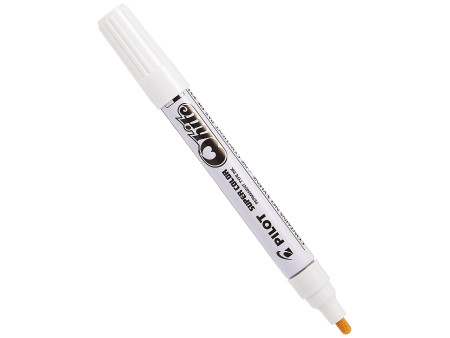 PILOT Marqueur permanent SUPER COLOR White, moyen, blanc