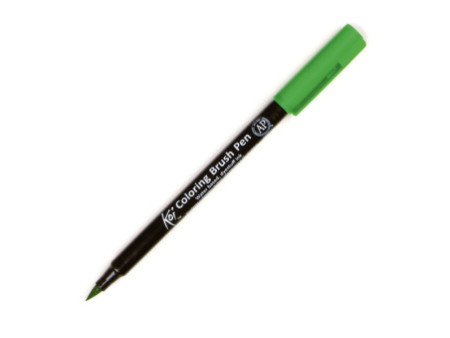 SAKURA Feutre pinceau Koi Coloring Brush, vert Paul Véronèse