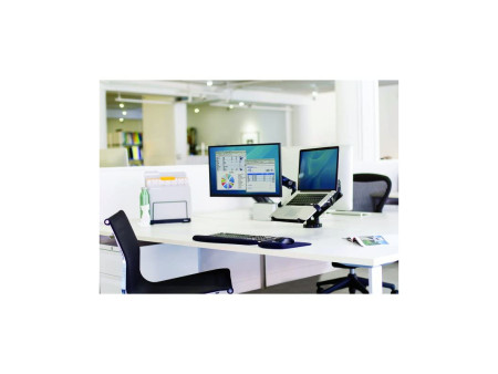 Fellowes Plateau pour notebook sur bras de moniteur, noir