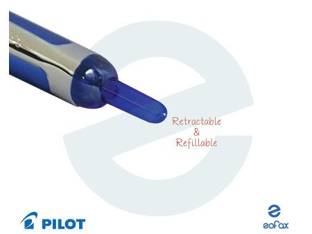 PILOT Recharge pour roller Hi-Tecpoint V7 RT, bleu