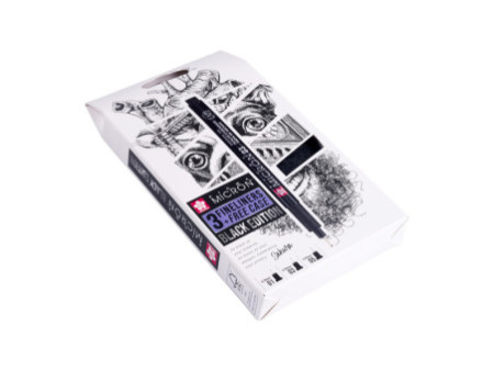 SAKURA Feutre fin Pigma Micron, set de 3 + étui GRATUIT