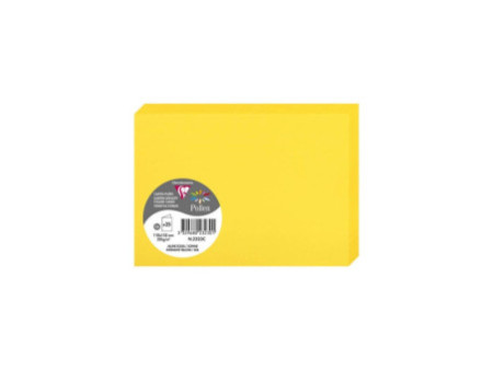 Pollen by Clairefontaine Carte double C6, jaune soleil