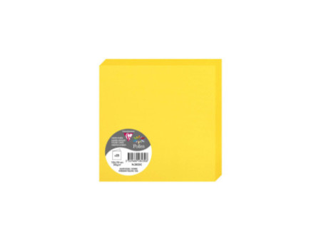 Pollen by Clairefontaine Carte double 135 mm, jaune soleil