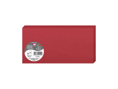 Pollen by Clairefontaine Carte double DL, rouge groseille
