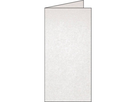 Pollen by Clairefontaine Carte double DL, blanc irisé