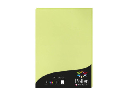 Pollen by Clairefontaine Papier A4, vert bourgeon