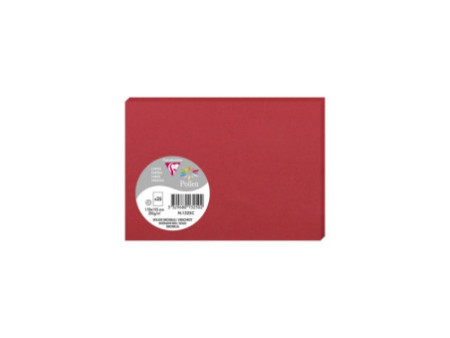 Pollen by Clairefontaine Carte C6, rouge groseille