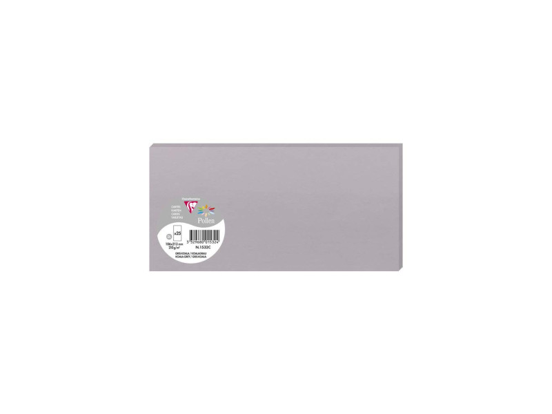 Pollen by Clairefontaine Carte DL, gris koala