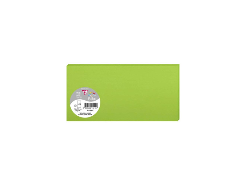 Pollen by Clairefontaine Carte DL, vert menthe