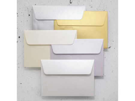 Pollen by Clairefontaine Enveloppes C6, blanc irisé