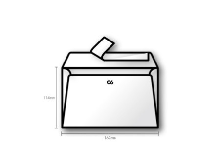 Pollen by Clairefontaine Enveloppes C6, ivoire irisé