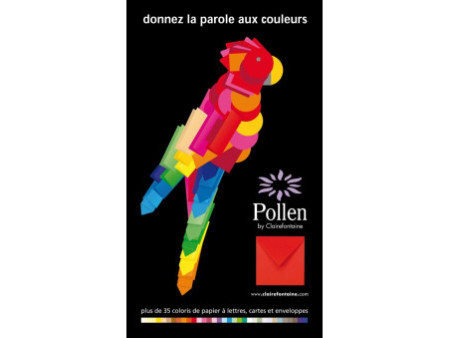 Pollen by Clairefontaine Enveloppes C6, clémentine
