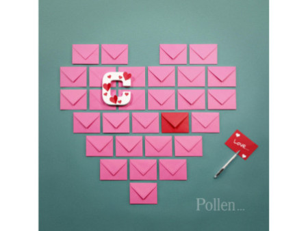 Pollen by Clairefontaine Enveloppes DL, rose fuchsia