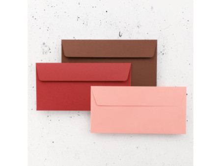 Pollen by Clairefontaine Enveloppes DL, bordeaux