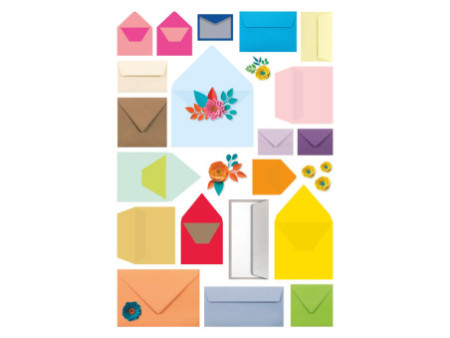 Pollen by Clairefontaine Enveloppes C5, rouge groseille