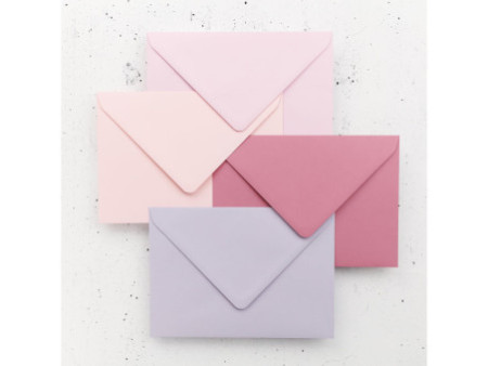 Pollen by Clairefontaine Enveloppes C5, rose dragée