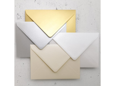 Pollen by Clairefontaine Enveloppes C5, ivoire irisé