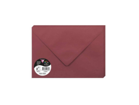 Pollen by Clairefontaine Enveloppes C5, bordeaux