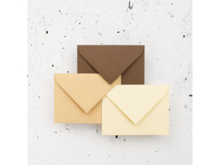 Pollen by Clairefontaine Enveloppes 75 x 100 mm, chamois