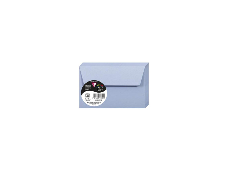 Pollen by Clairefontaine Enveloppes 90 x 140 mm, lavande