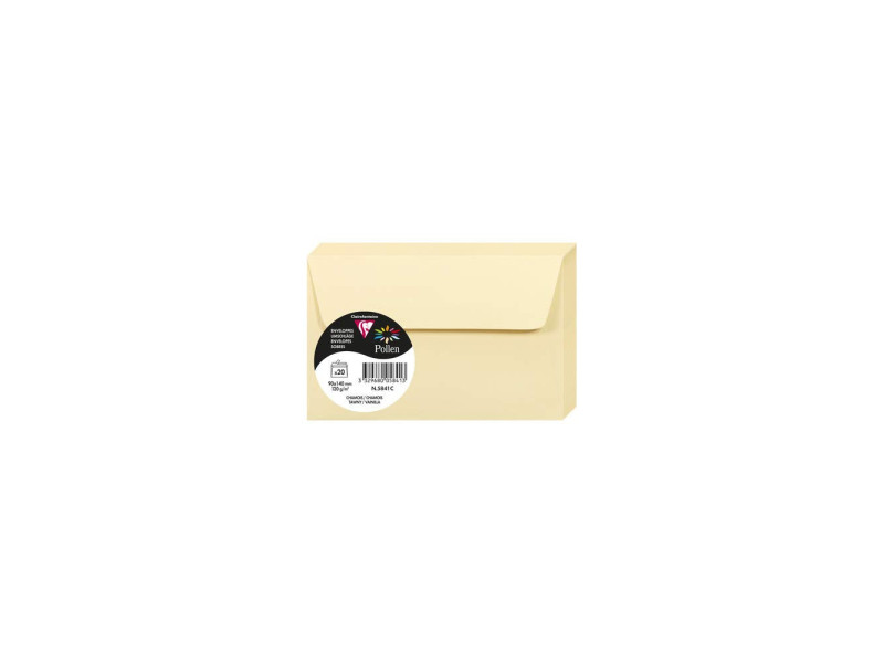 Pollen by Clairefontaine Enveloppes 90 x 140 mm, chamois
