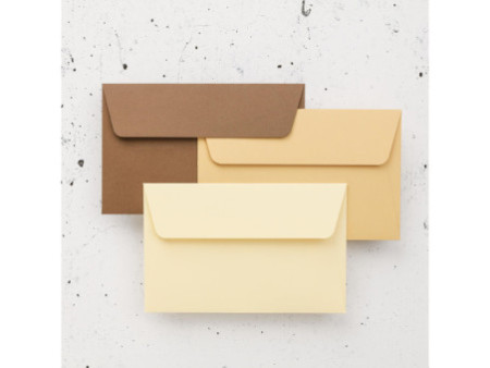 Pollen by Clairefontaine Enveloppes 90 x 140 mm, chamois
