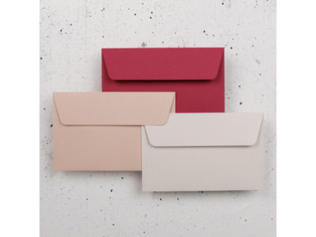 Pollen by Clairefontaine Enveloppes 90 x 140 mm, gris perle