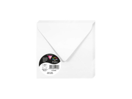 Pollen by Clairefontaine Enveloppes 140 mm, blanc