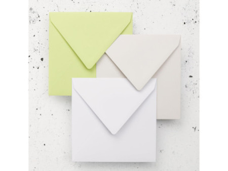 Pollen by Clairefontaine Enveloppes 140 mm, vert bourgeon
