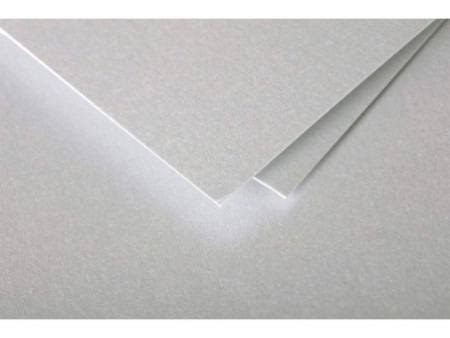 Pollen by Clairefontaine Carte 70 x 95 mm, argent