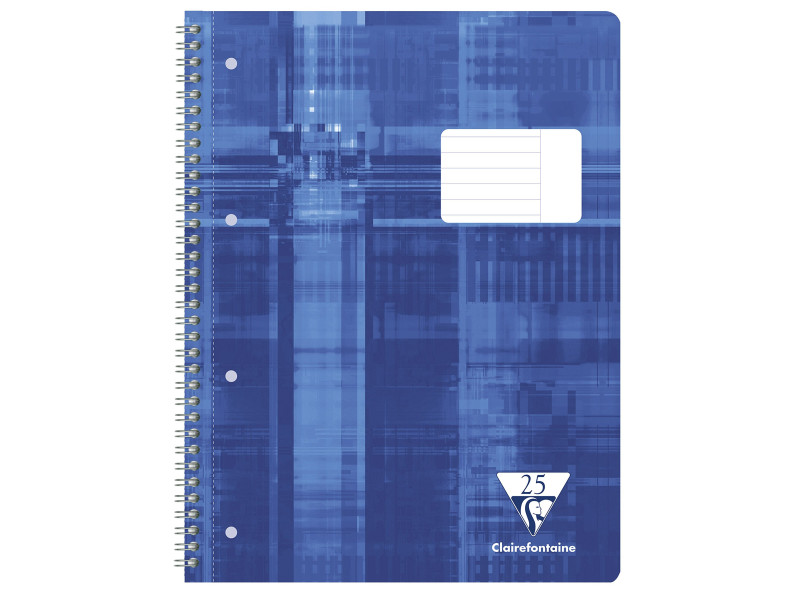 Clairefontaine Cahier spiralé, A4, ligné avec marge