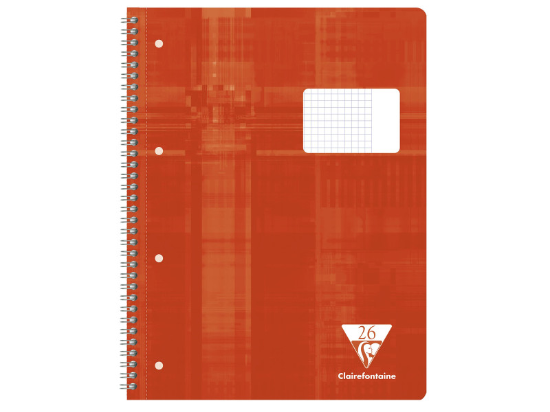 Clairefontaine Cahier spiralé, A4, quadrillé avec marge