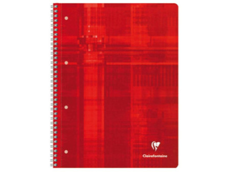 Clairefontaine Cahier spiralé, A4, quadrillé avec marge