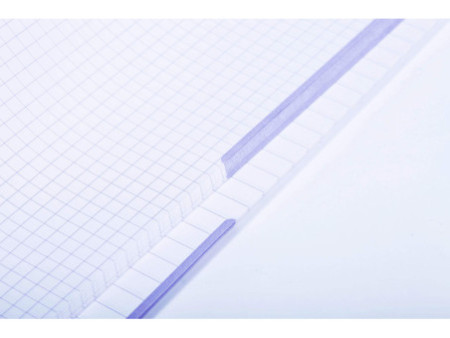 Clairefontaine Cahier DUOBOOK, A4, mi-quadrillé mi-ligné