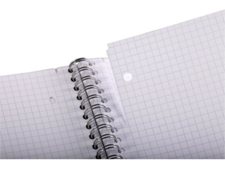 Clairefontaine Cahier spiralé, A4+, quadrillé 5x5, 160 pages