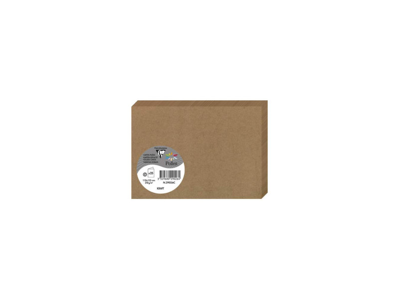 Pollen by Clairefontaine Carte double kraft, 110 x 155 mm