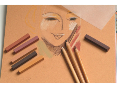 Clairefontaine Bloc papier dessin 'INGRES', 130 g/m2