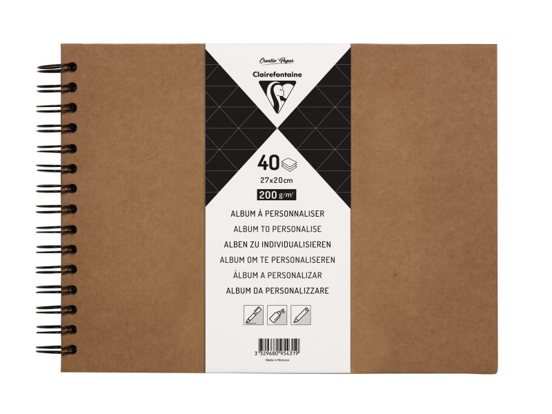 Pollen by Clairefontaine Carnet kraft 270 x 200 mm