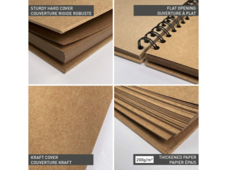 Pollen by Clairefontaine Carnet kraft 210 x 160 mm