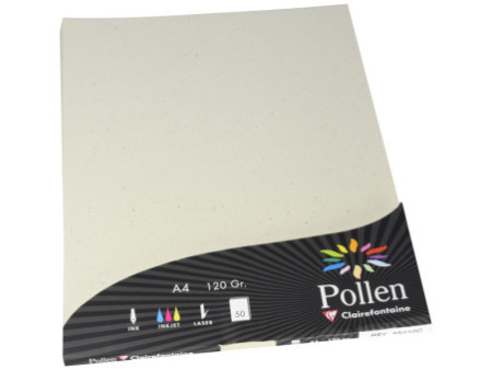 Pollen by Clairefontaine Papier Natura, A4, 120 g/m2