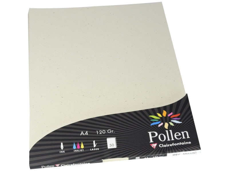 Pollen by Clairefontaine Papier Natura, A4, 120 g/m2