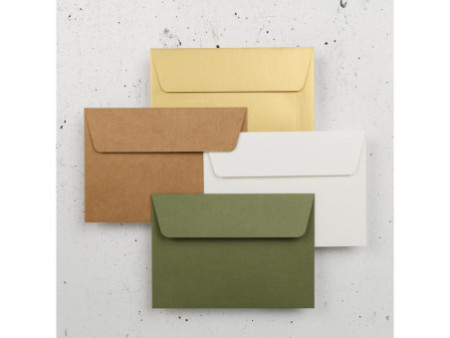 Pollen by Clairefontaine Enveloppes C6, blanc naturel