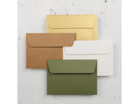 Pollen by Clairefontaine Enveloppes C6, vert sauge
