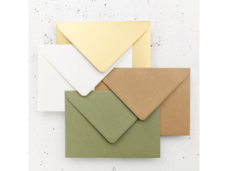 Pollen by Clairefontaine Enveloppes C5, vert sauge