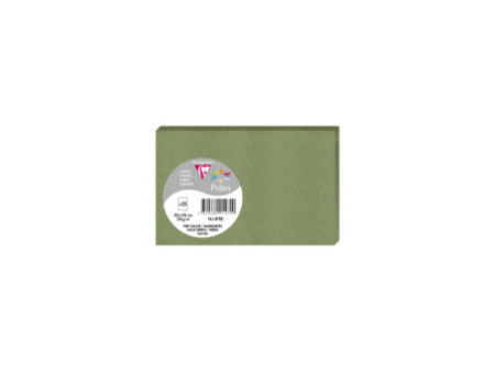 Pollen by Clairefontaine Carte 82 x 128 mm, vert sauge