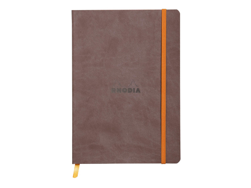 RHODIA Carnet souple RHODIARAMA, A5, ligné, chocolat